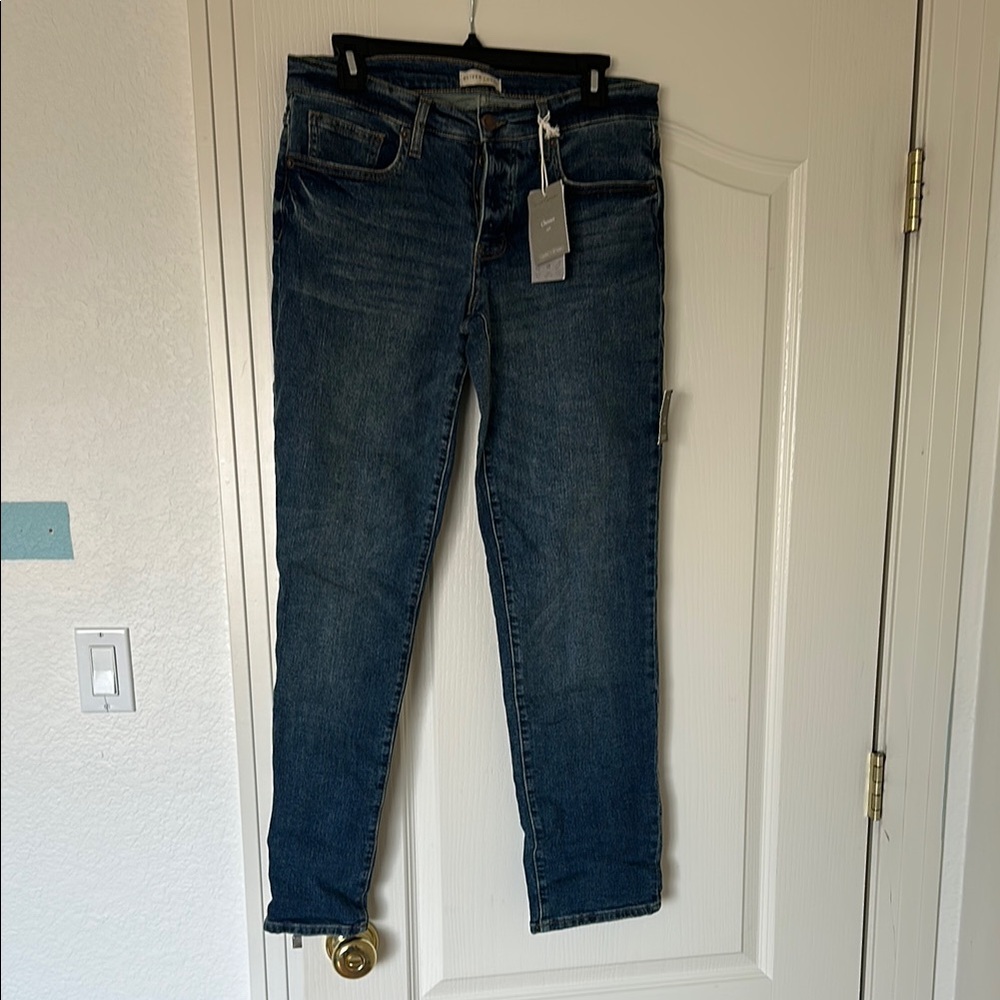 Classic Blue Straight Leg Jeans